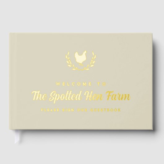 エグシェルゴールデンヘンリースファームハウスレンタル ゲストブック (正面)