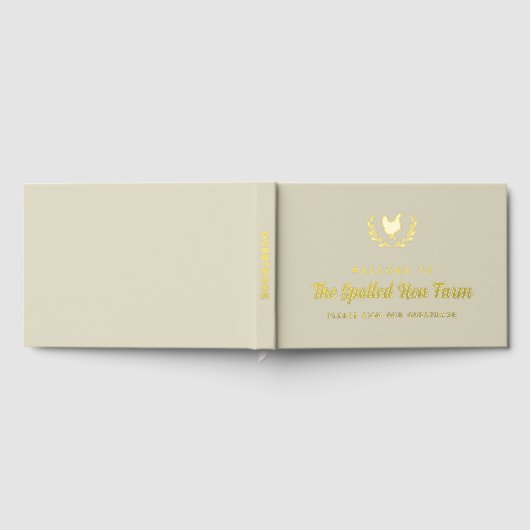 エグシェルゴールデンヘンリースファームハウスレンタル ゲストブック (全面)