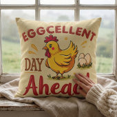 エグセルントデイアヘッドおもしろいチキンファーム クッション
