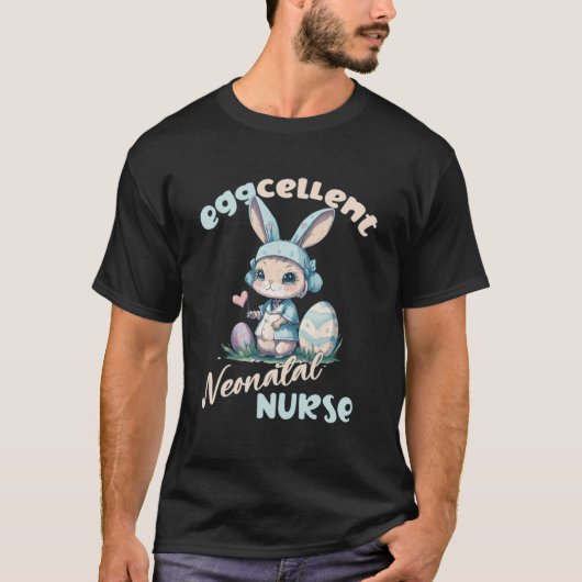 エグセルントネオナタルナースイースターバニーパン Tシャツ (正面)