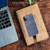 エグゼクストライプのティブブルーII Case-Mate iPhoneケース