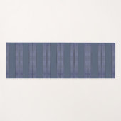 エグゼクストライプのティブ – ブルー – II ヨガマット (正面(横))