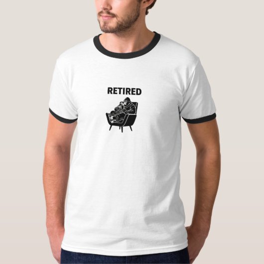 エグゼクティブの引退コンセプト Tシャツ (正面)