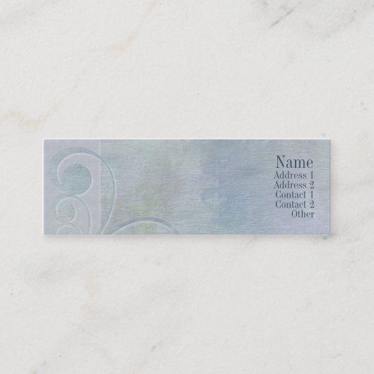 エグゼクティブカーブライト接触カード コーリングカード (正面)