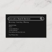 エグゼクティブサーチ雇用テーマ名刺 名刺 (正面)