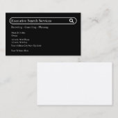 エグゼクティブサーチ雇用テーマ名刺 名刺 (正面/裏面)