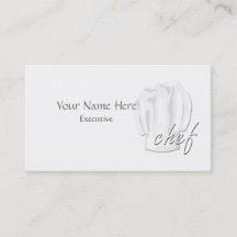 エグゼクティブシェフカスタム名刺
