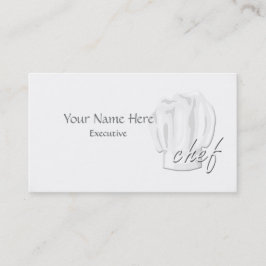 エグゼクティブシェフカスタム名刺 名刺