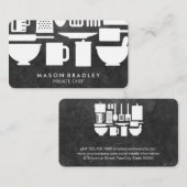 エグゼクティブシェフキッチンツール 名刺 (正面/裏面)