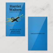 エグゼクティブシェフキッチンナイフとウィスク 名刺 (正面/裏面)