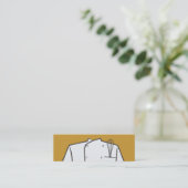 エグゼクティブシェフミニ名刺 スキニー名刺 (スタンド正面)