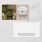 エグゼクティブシェフモダンキッチン 名刺 (正面/裏面)