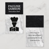 エグゼクティブシェフロゴ 名刺 (正面/裏面)