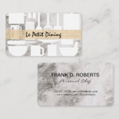 エグゼクティブシェフ大理石器 名刺 (正面/裏面)