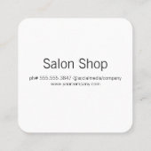 エグゼクティブシグネチャーシリーズのマーケティングアイコン スクエア名刺 (裏面)