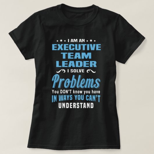エグゼクティブチームリーダー Tシャツ (デザイン正面)