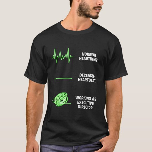 エグゼクティブディレクター事務職 Tシャツ (正面)