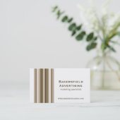 エグゼクティブバー名刺，シャンパン 名刺 (スタンド正面)