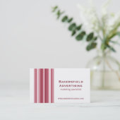 エグゼクティブバー名刺、マゼンタ 名刺 (スタンド正面)