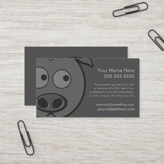 エグゼクティブピグ 名刺 (正面/裏面インサイチュ)