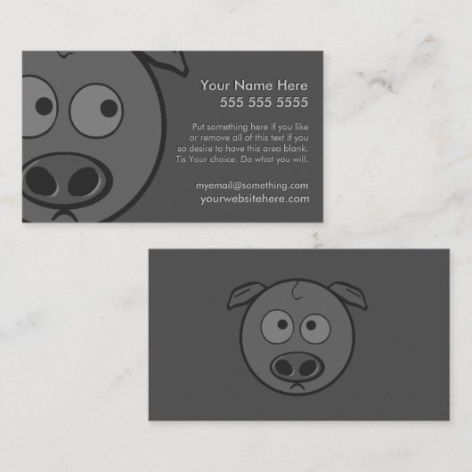 エグゼクティブピグ 名刺 (正面/裏面)
