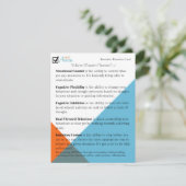 エグゼクティブファンクション説明カード (スタンド正面)