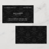 エグゼクティブブラックダマスク 名刺 (正面/裏面)