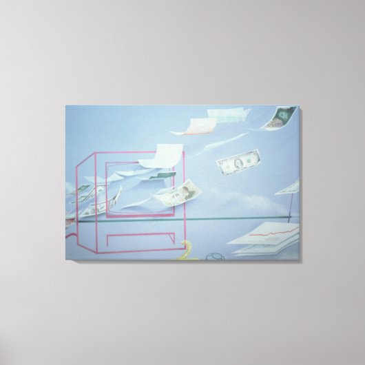 エグゼクティブマネー キャンバスプリント (正面)