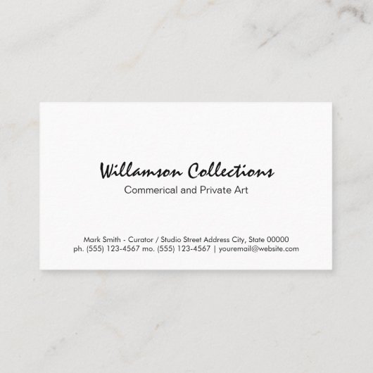 エグゼクティブマーブルカラーブロック 名刺 (裏面)