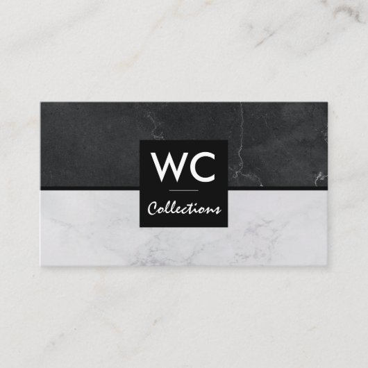 エグゼクティブマーブルカラーブロック 名刺 (正面)