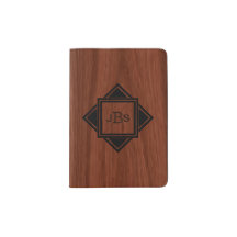 エグゼクティブモノグラムのイニシャル|木目素朴