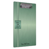 エグゼクティブモノグラムデザインエメラルド クリップボード (右)