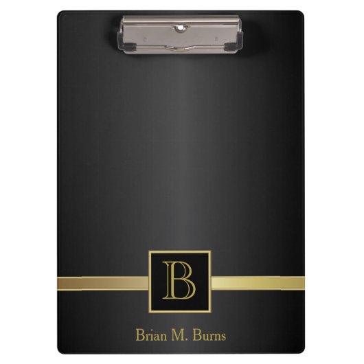 エグゼクティブモノグラムデザイン クリップボード (正面)