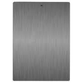 エグゼクティブモノグラムデザイン – ブラシ鋼 クリップボード (裏面)