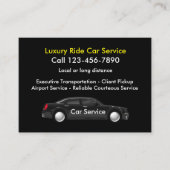 エグゼクティブラグジュアリーカーサービス 名刺 (正面)
