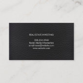 エグゼクティブレザー |エテ実在ートホーム 名刺 (裏面)