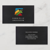 エグゼクティブレザー |エテ実在ートホーム 名刺 (正面/裏面)