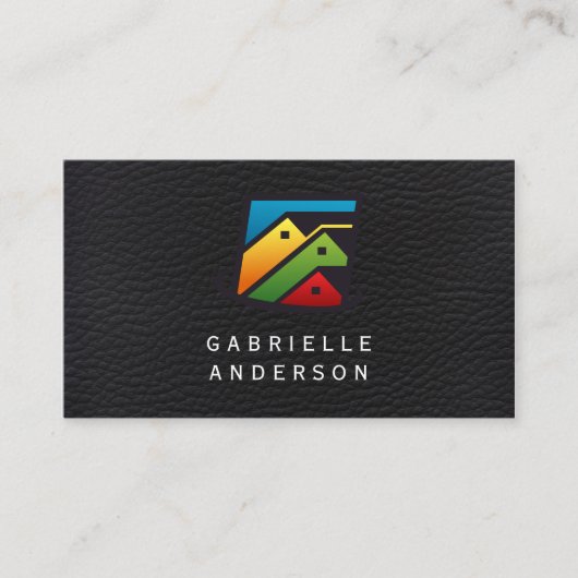 エグゼクティブレザー |エテ実在ートホーム 名刺 (正面)