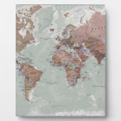 エグゼクティブワールドマップ フォトプラーク (正面)