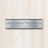 エグゼクティブ従業員ロング・タイトル・オフィス・ドア・シンボルや象徴 サインプレート (正面)