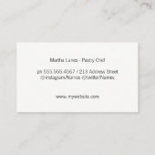 エグゼクティブ金ゴールド表現 名刺 (裏面)