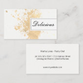 エグゼクティブ金ゴールド表現 名刺 (正面/裏面)