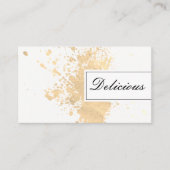 エグゼクティブ金ゴールド表現 名刺 (正面)