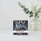 エグゼクティブ おもしろ CEO 最高経営責任者 スクエア名刺 (スタンド正面)