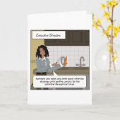 エグゼクティブ・ディレクター・サンキューカード カード (黄色い花)