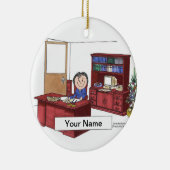 エグゼクティブ – 女性 セラミックオーナメント (右)