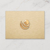 エグゼクティブVIP金ゴールドカスタムプロファイルカード 名刺 (裏面)