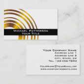 エグゼクモダンティブサークルプロフェッショナル 名刺 (正面/裏面)