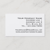 エグゼクモダンティブサークルプロフェッショナル 名刺 (裏面)