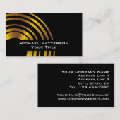 エグゼクモダンティブサークルプロフェッショナル 名刺 (正面/裏面)